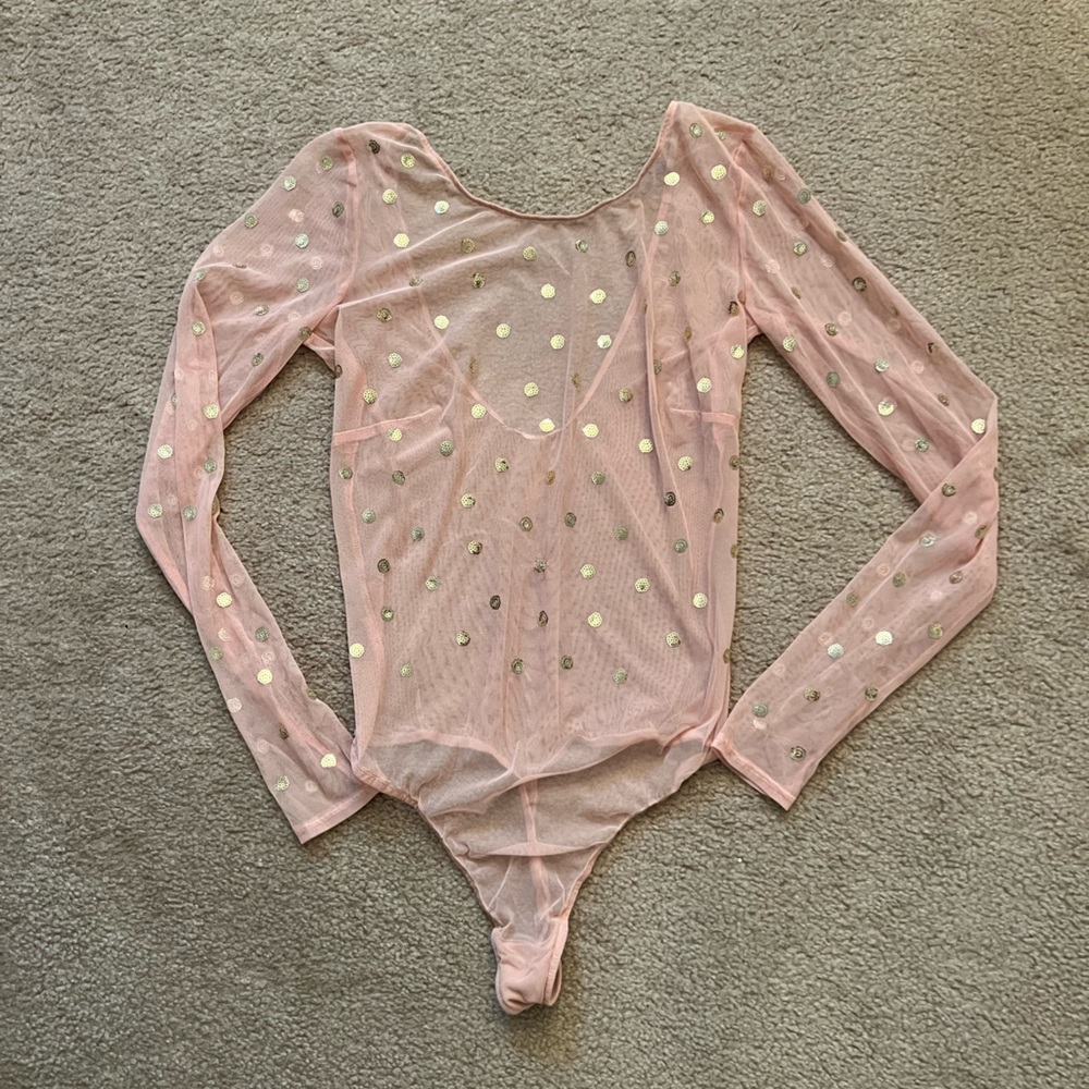 Zara embroidered bodysuit